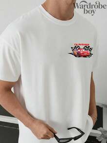 Disney Printed T-Shirt,Men's Lightning McQueen And Sally Carrera T-Shirt, 'I Am Lightning, I Am Sally' T-Shirt, Disney Cars Couple Outfit, Radiator Springs Trip, Vintage Racer, Unisex,High-Quality Pure Cotton T-Shirt,Suitable For All Seasons, Comfortable And Breathable| Exquisite Design | The Best Choice For Giving Gifts - Blanc - Voir 3