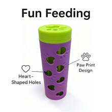 New Detachable Slow-Feeding Pet Toy | Durable Chew & Treat Roller, Energy-Burning And Boredom-Relief Gadget, Suitable For Small To Medium Cats And Dogs, Ideal For Both Indoor And Outdoor Use - Purple - View 7