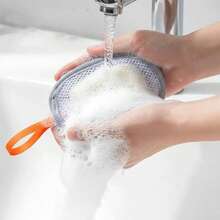 Sandwich Soap Mesh Bag, Foaming Net, Double-Sided Soap Foaming Net, Bath Lather Net, Facial Cleanser Foaming Net Bag - Multicolor - View 11