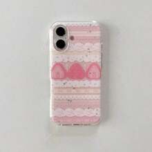 Cute Sweet Girl Series Cream Strawberry Cake Lace Bowknot Shockproof Protective Phone Cover Case For 17 16 15 14 Pro Max.Christmas Accessories.2026HOT Fall An Excellent Gift For Friends Cover De Rilakkuma Gifts Gifts For Men Girlfriend Or Boyfriend Pink Christmas 14 Cases Case For 17 Pro Max Gifts For Women 16 Pro Max Case Bear Phone Case Phone Cases 14 Y2k Phone Casecheetah Print Add A Festive Touch  13 Case Holiday Special Offer Waterproof Anti-Fall Scratch Resistant  16 Case Phone Cases Minimalist New Style Holiday Gift  17 Pro Case  17 Pro Max Ldeal Holiday Present Holiday Special Offer Exquisite Customizable Things Genycase Great For Holiday Parties Valentine's Day Gifts Popsoket  Case  17 Pro Case - 粉色 - 查看 1
