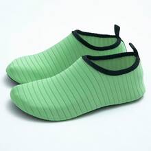 男女通用瑜伽游泳鞋，速干橡胶底水上运动鞋 - 綠色 - 查看 4