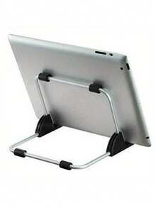 1pc Adjustable Foldable Tablet Stand | Strong Compatibility, Ultra Portable Laptop Stand, Achieving Seamless Workflow, Ergonomic Design, Suitable For Slouchy Days - Available In Various Bright Colors, Made Of Aluminum Alloy. Desktop Vertical Shelf - Multicolor - View 1