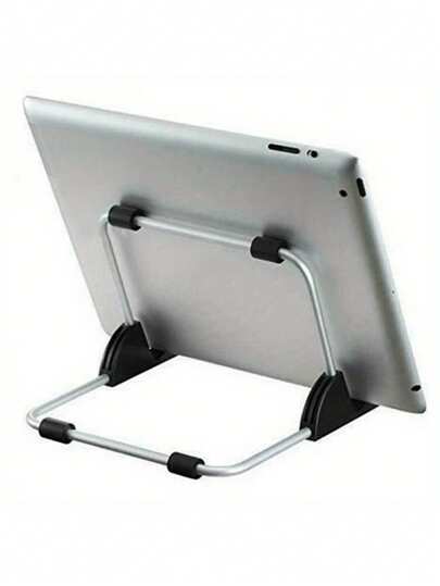 1pc Adjustable Foldable Tablet Stand | Strong Compatibility, Ultra Portable Laptop Stand, Achieving Seamless Workflow, Ergonomic Design, Suitable For Lazy Days - Available In Various Bright Colors, Made Of Aluminum Alloy. Desktop Vertical Shelf