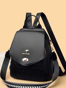 Leather Backpack | Interpret The Aesthetics Of Travel In All Scenarios Quilted Stitching Process, A Set Of Equipment To Unlock The Absolute Visual Sovereignty Daily, Commuting And Travel The Whole Series Is Equipped With Adjustable Double Shoulder Straps/Crossbody Straps Top Handle, Through Double Shoulder Commuting Liberation, Hand-Held Quick Access,-Body Urban Neat And Adapt To Officen - Multicolor - View 6