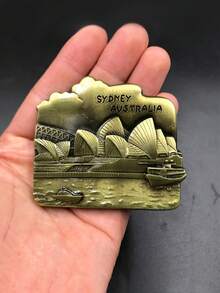 1 chiếc nam châm tủ lạnh 3D trang trí thủ công mỹ nghệ du lịch sáng tạo, nhãn dán tủ lạnh trang trí nhà cửa, nam châm trang trí kiến trúc, phong cảnh và văn hóa. - nhãn dán từ tính - Xem 7