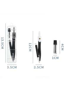 Minimalist Compass Set, Student Metal Drawing Compass Painting Tools Math Teaching Stationery - One Size - View 4