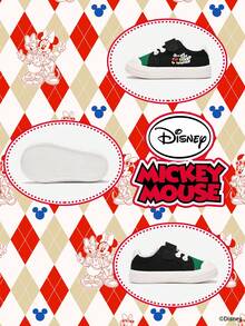 Disney 1 Pair Kids' Sneakers, Suitable For Daily Wear, Festivals, Sports, Outdoor Activities, Comfortable, Non-Slip, Durable, Breathable (Boys' Sneakers, Boys' Skate Shoes, Kids' Sports Shoes, Girls' Sneakers, Girls' Skate Shoes) - Black - View 4