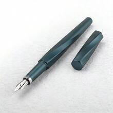 High Quality Magnetic Cap Fountain Pen 0.5mm F Nib 0.8mm Small Calligraphy Nib Metal Ink Pen School Stationery - 556 Red - View 6