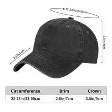1pc Baseball Cap With Bold Black Cat Eyes - Lightweight Polyester Hat For Outdoor, Golf, Truck Driving - Adjustable Strap For Fit - Unisex Sporty Casual Hat For Men & Women (Birthday Gift Idea), Outdoor Headwear, Catthemed Design - 黑色 - 查看 4