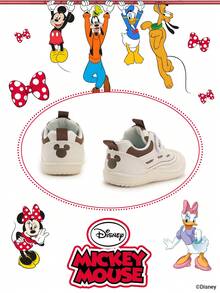 Disney 1 Pair Kids' Sneakers, Suitable For Daily Wear, Festivals, Sports, Outdoor Activities, Comfortable, Non-Slip, Durable, Breathable (Boys' Sneakers, Boys' Skate Shoes, Kids' Sports Shoes, Girls' Sneakers, Girls' Skate Shoes) - Brown - View 3