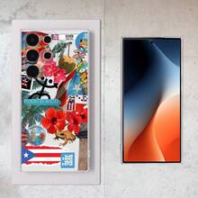 Phone Case - Puerto Rico | Latin Tropical Style - Latest Model S26 | S26ULTRA | S26PLUS | Smooth And Slip-Resistant | Shockproof And Drop-Resistant, High Cost Performance - Suitable For Samsung Galaxy S25/S24/S23/S22/S21/A73/A72/A71/A55/A54/A53/A52/A51/A35/A34/A33/A25/A24/A22/A15/A14/A13/A12 UV Printed Transparent Soft TPU Protective Case, Providing Shock Protection - 混合顏色 - 查看 6