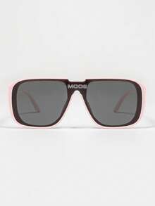 1 Set Children's Fashion Glasses, Classic Minimalist Style, Suitable For Boys And Girls For Party, Holiday, Travel, Decoration, Daily Accessories, Photography Props - Pink - View 11