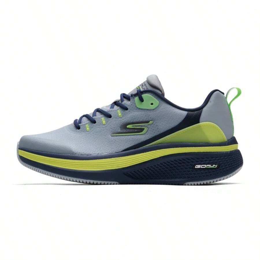 Skechers Giày chạy bộ nam, giày chạy bộ có đệm, giày chạy bộ nam GO RUN ELEVATE 2.0, giày thể thao thường ngày thoải mái, giảm sốc 220851-GYNV - màu xám/hải quân - Xem 1