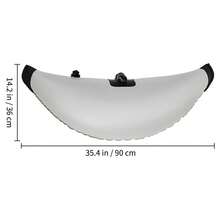 Kayak Outrigger Stabilizers, 2 PCS, PVC Inflatable Outrigger Float With Sidekick Arms Rod, Standing Float Stabilizer System Kit For Kayaks, Canoes, Fishing Boats - White - View 10