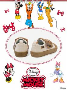 Disney 1 Pair Kids' Sneakers, Suitable For Daily Wear, Festivals, Sports, Outdoor Activities, Comfortable, Non-Slip, Durable, Breathable (Boys' Sneakers, Boys' Skate Shoes, Kids' Sports Shoes, Girls' Sneakers, Girls' Skate Shoes) - Beige - View 3