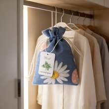 蓝色衣柜香氛包，茉莉、玫瑰、薄荷、柠檬香型，吸湿香囊，适用于衣柜、卧室、浴室、汽车和卧室，持久留香，清新空气，去除异味。个性化设计，家居香氛，抽屉除臭香囊，车载空气清新剂，香氛手提包，隐形清新剂，简约香囊，小巧便携 - 1PC - 查看 7