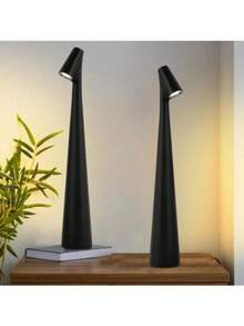 1pc Wireless Charging Desk Lamp, Dimmable Bar Light, Brightness Adjustable, Touch Control Portable LED Desk Lamp, Battery Powered LED Lamp, Suitable For Living Room, Home, Dining Room, Outdoor - Multicolor - View 1