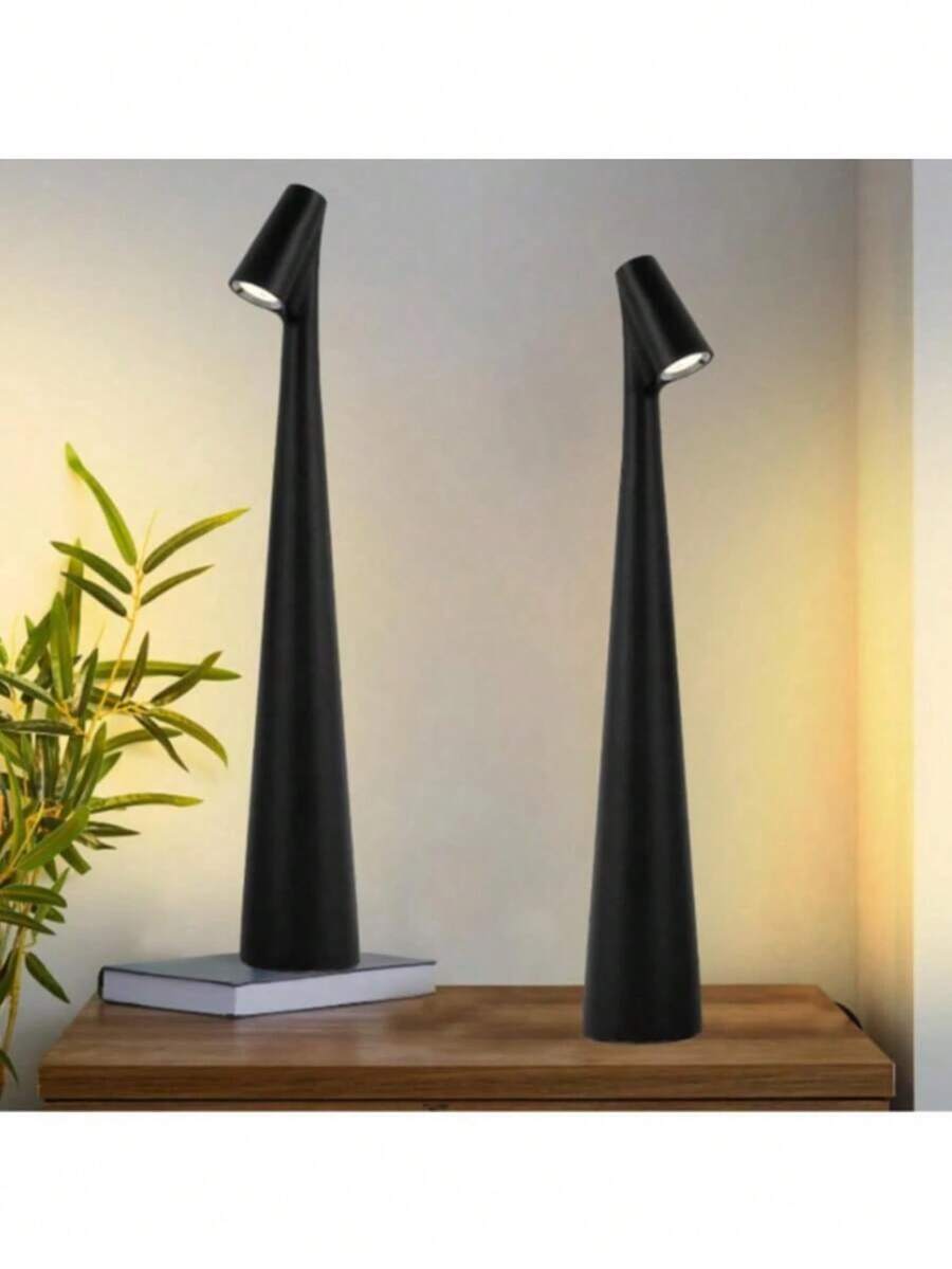 1pc Wireless Charging Desk Lamp, Dimmable Bar Light, Brightness Adjustable, Touch Control Portable LED Desk Lamp, Battery Powered LED Lamp, Suitable For Living Room, Home, Dining Room, Outdoor - Multicolor - View 1