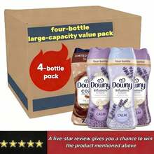 Downy Cozy Collection In-Wash Laundry Scent Booster Beads, Chai Latte/Pistachio Cream Scent, 7. 8 Oz, Limited Edition Laundry Beads - 12-Week Scent Retention, HE Washer & Dryer, Color & Fiber Protection, Phthalate-Free & Cruelty-Free, In-Wash Aromatherapy Booster, 8-Hour Relaxing Scent Lock, HE Washer & Color, Hypoallergenic Formula, In-Wash Scent Booster Beads For Laundry, Long Lasting Fresh Scent, Bursting Fragrance Beads For Detergent, Fabric Softener Alternative, Deep Clean & Odor Eliminator For All Machines - 多色的 - 查看 12