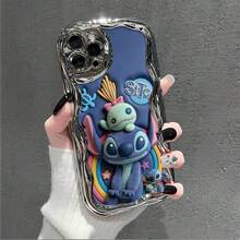 This Brand-New Disney Lilo & Stitch Phone Case Features A Cute And Playful Expression, A Simple And Stylish Appearance, And A Smooth Feel.Made Of Cute And Eye-Catching TPU Material With A 2D Wave Texture, It Includes Camera Protection, Cute Phone Case,Iphone17 Pro Max Case,Polka Dot,Travel Must Haves.Making It An Ideal Choice For Girls. Compatible With IPhone17/16/15/14/13/...12 Mini Pro Max Pro Plus XRXS. It's The Perfect Gift For Friends And Family. Stylish Phone Case, Fun Expression Design, Lightweight And Durable. Cute Phone Case,Iphone17 Pro Max Case,Polka Dot,Travel Must Haves. - Silver - View 1