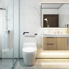 Self-Adhesive Kitchen Paper Towel Holder, Space-Saving Kitchen Accessory - B-Black - View 4