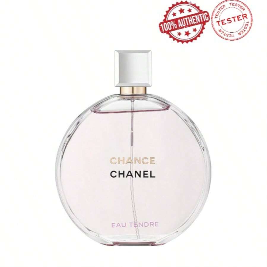 CHANCE EAU TENDRE By Chanel 3.4 Oz Eau De Parfum Spray (Tester) - 花卉印花 - 查看 1