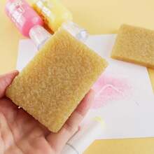 2PCS Glue Residue Pick-Up Eraser Rubber 2x2.75inchCement Eraser Rubber Cleaning Eraser For DIY Art Projects Removing Adhesive And Residues From Paper Plastic And More - TT429- - View 7