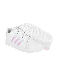 Adidas Grand Court Women's Tennis Shoes, Sporty, Casual, Urban, Comfortable, Faux Leather GY2326 - Platinum Pink Detail - 白色和銀粉色 - 查看 1