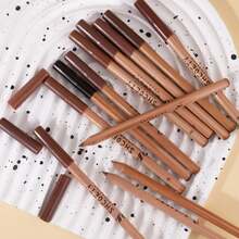 [12pcs Brown Lip Liners] 12pcs Long Lasting Brown Matte Lip Liners Gift Set Makeup | Easy To Apply Lip Pencils, Assorted Shades, - 12 cái - Xem 3
