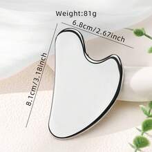 Stainless Steel Massage Board, Facial Beauty Eye Scraping Gua Sha Board, Unblocking Full Body Relaxing Multi-Function Gua Sha Tool - Silver - View 5