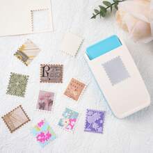 大型印章机，矩形/正方形/鲸尾形，手动印章工具，适用于手工制作、剪贴簿制作和手工卡片制作 - 彩色 - 查看 3