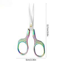 Kéo thép không gỉ kiểu cổ điển - Lý tưởng cho may vá, thêu thùa, nghệ thuật vải, trang trí nhà cửa, nghi lễ trà đạo và các sản phẩm thủ công DIY, tay cầm tiện dụng và cấu trúc bền chắc, dụng cụ may vá, phụ kiện may vá - Nhiều màu - Xem 16