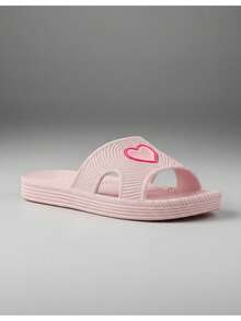 Sandalia Corazón Mujer Ligeras Chanclas Cómodas Sandalia Corazón Mujer, Dama, Ligeras, Chanclas, Cómodas, Sandalias De Baño, Café, Lila,  Azul Marino, Negro, Rosa. Estilo Tierno y Moderno. No Guardan Olores, Suela Textura Antideslizante, Tallas disponibles, Material de Alta Calidad - Café integral - Ver 9