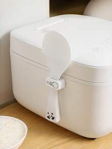 1pc Practical Black & White Small Storage Rack, Wall-Mounted Rice Cooker, Rice Spoon Storage Rack, Cable Organizer Rack, Minimalist Plastic Hooks Multi-Function Kitchen Wall Rack, Suitable For Daily Use And Holidays, Rice Cooker And Rice Spoon Storage Rack, Cable Organizer Rack With Simple Hooks - Multicolor - View 12