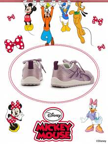 Disney 1 Pair Kids' Sneakers, Suitable For Daily Wear, Festivals, Sports, Outdoor Activities, Comfortable, Non-Slip, Durable, Breathable (Boys' Sneakers, Boys' Skate Shoes, Kids' Sports Shoes, Girls' Sneakers, Girls' Skate Shoes) - Purple - View 3