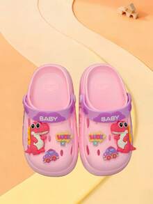 可爱水钻蝴蝶结露趾凉鞋，透气舒适，适合女孩海滩度假 - 粉色 - 查看 2