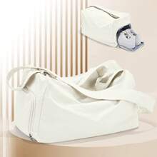 小巧可折叠防水健身包，可调节肩带，可爱舞蹈包，带鞋仓和防潮袋，适合健身房、旅行和周末使用，男女通用 - 彩色 - 查看 11