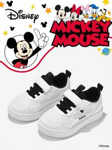 Disney 1 Pair Kids' Sneakers, Suitable For Daily Wear, Festivals, Sports, Outdoor Activities, Comfortable, Non-Slip, Durable, Breathable (Boys' Sneakers, Boys' Skate Shoes, Kids' Sports Shoes, Girls' Sneakers, Girls' Skate Shoes) - Black - View 1