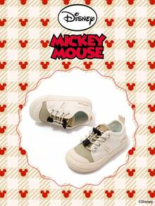 Disney 1 Pair Kids' Sneakers, Suitable For Daily Wear, Festivals, Sports, Outdoor Activities, Comfortable, Non-Slip, Durable, Breathable (Boys' Sneakers, Boys' Skate Shoes, Kids' Sports Shoes, Girls' Sneakers, Girls' Skate Shoes) - Beige - View 2