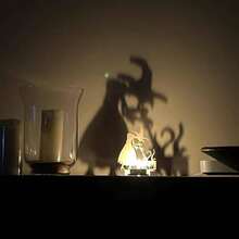 Halloween Candle Holder Tealight Holders Spooky Witch Pumpkin Shadow Decor Tea Lights Trick Or Treat Party Supplies 2024 - Witch With Candle - View 8
