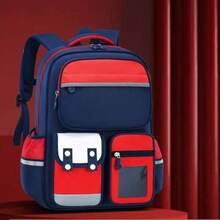 Unisex Children's School Backpack - Orthopedic And Ergonomic - Lightweight, Durable, With Multiple Compartments - 紅色 - 查看 1