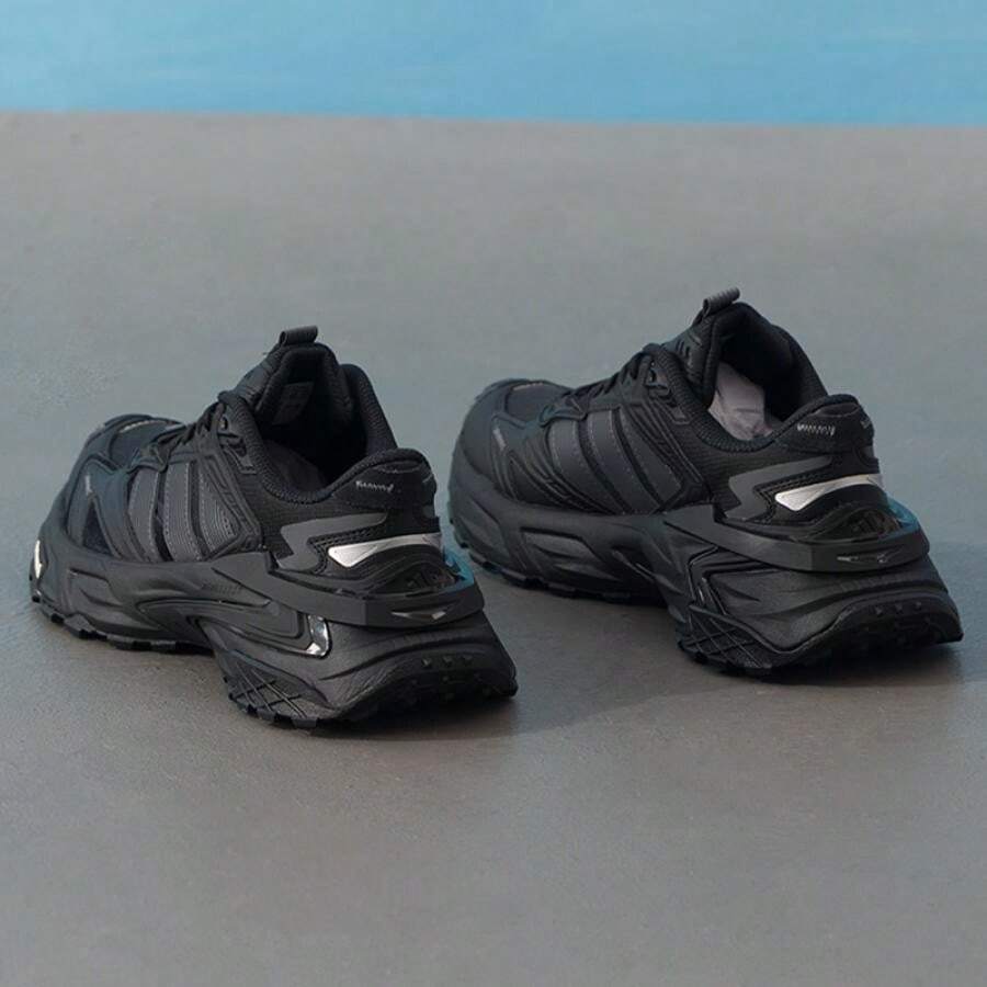 Adidas Giày thể thao thường ngày XLG STORM EDGE thoải mái, giảm sốc, giày chạy bộ unisex KK1001 - Đen/Xám đậm - Xem 1