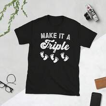 Camiseta unisex divertida con texto "Papá de los Tlets" y "Regalos para el padre de los Tlets". - Negro 5 - Ver 1