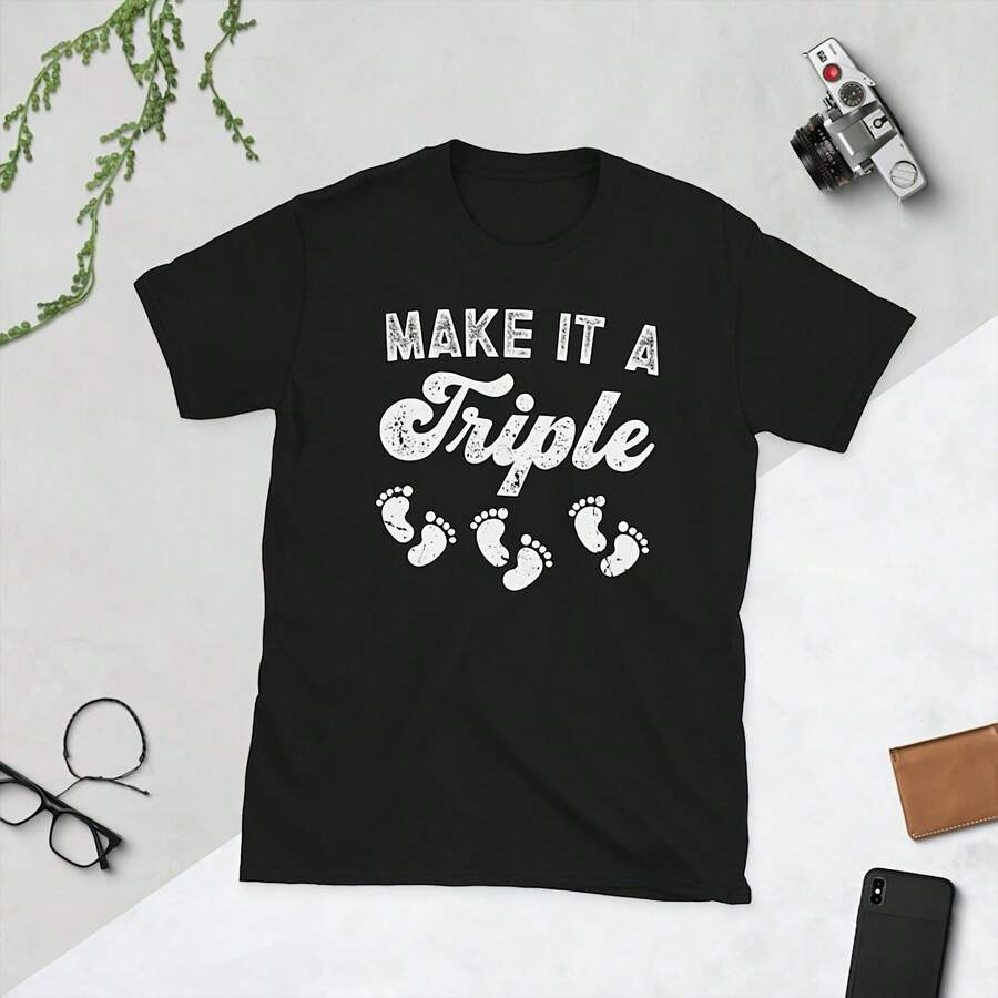 Camiseta unisex divertida con texto "Papá de los Tlets" y "Regalos para el padre de los Tlets". - Negro 5 - Ver 1