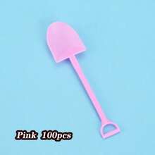 100/50/20/5个装，一次性塑料迷你甜点勺，塑料迷你冰淇淋甜点勺/布丁酸奶勺，适合家庭或派对使用，婚礼派对甜点勺 - 彩色 - 查看 15