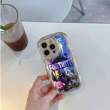 Funda para teléfono  Characters Adventure Compatible con fundas para teléfonos   17  16 Pro Max  15 Pro Max  13 y  12 Fabricada en material TPU que proporciona protección contra golpes y caídas Un gran regalo para amigos y familiares de los jugadores - Plateado - Ver 5