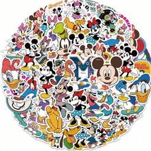 50pcs[Official]DSN Series Cartoon Character Graffiti Stickers, Decorative For Phone Case, Planner, Computer, Waterproof, Mixed Disney Graffiti Stickers, Personalized Decoration For Guitar, Luggage, DIY Waterproof Official Licensed Stickers For Notebook, Laptop, Phone Case, Office Supplies And School Items, 2026 New Year Gift - Mickey Mouse Stickers - View 6