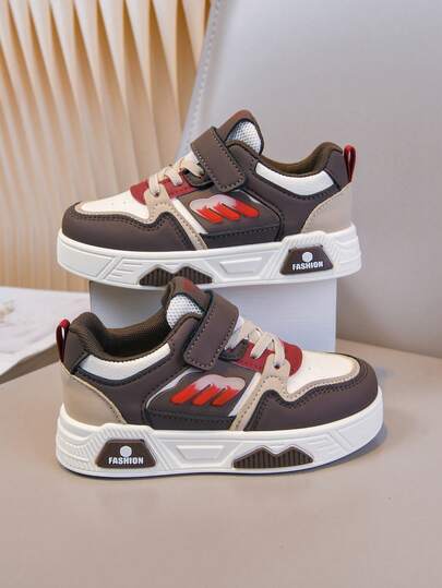 1 Pair Comfortable, Lightweight, Soft-Sole, Shock-Absorbing Children's Casual Running Shoes, Suitable For Indoor And Outdoor Wear, Spring/Autumn