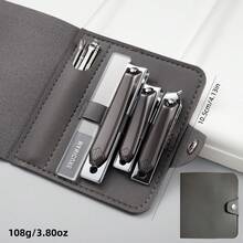10 Piece Nail Clipper Set Stainless Steel Nail Cutters Nano Glass Nail File Set Household Ear Scoop Tool Nail Trimming Clipper Set - Multicolor - View 12