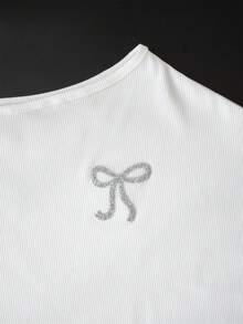 Off-Shoulder Ruched Cropped Camisole Top, Stylish Design, Slim Fit, Flattering For Summer - White - View 11